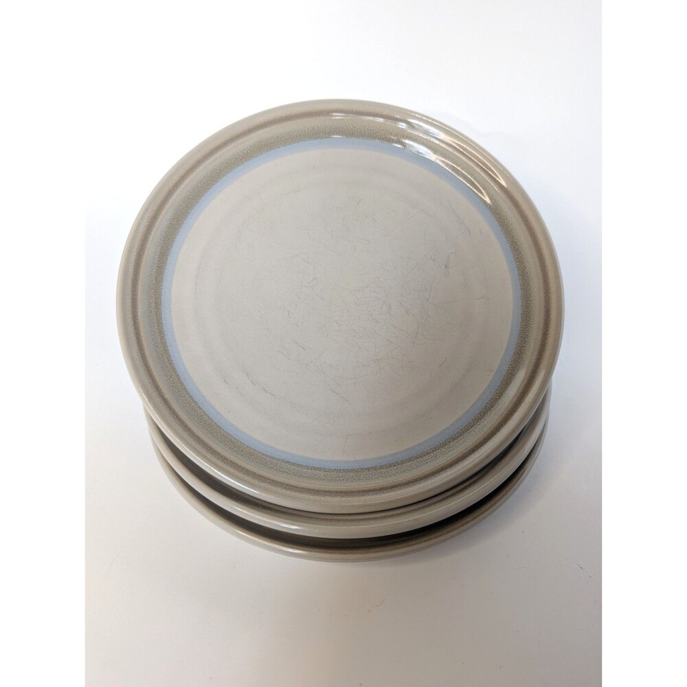 Set Of 3 Noritake Painted Desert Stoneware Salad Plates 8 1/4” 8603